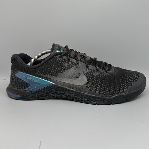 Nike Metcon 4 Premium Black Crosstraining Shoes AH7454-001 Men's‎ Sz 12.5 - Picture 5 of 10